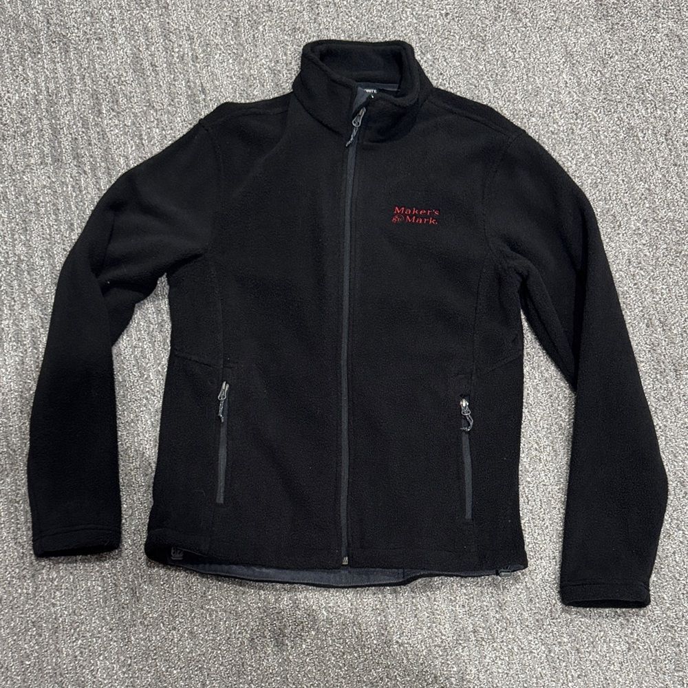 Port Authority Makers Mark Black Fleece Jacket Sz S